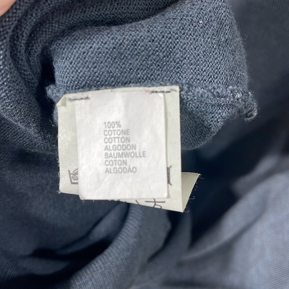 ermenegildo zegna blue long sleeve shirt made in Italy size medium - Picture 8 of 9